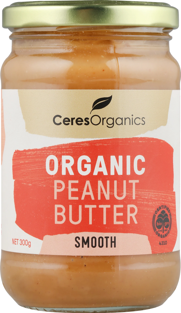 Peanut Butter Smooth Organic 700g Ceres Organics