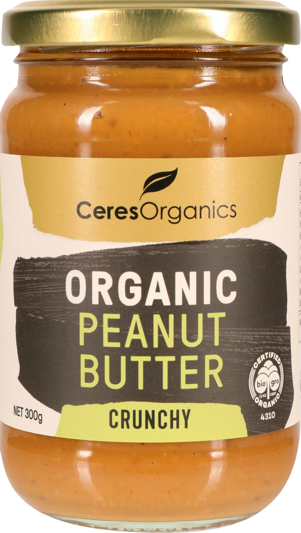 Peanut Butter Crunchy Organic 700g Ceres Organics