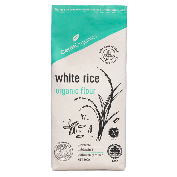 White Rice Flour Organic 800g Ceres Organics
