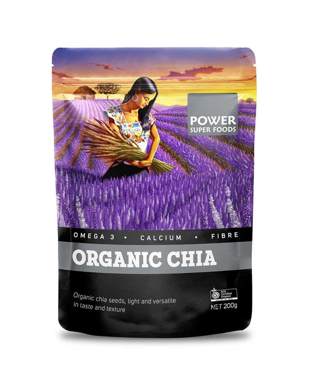 Chia Seeds Organic 200g Power Super Foods