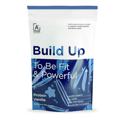 Protein Build Up Vanilla 450g Activated Nutrients