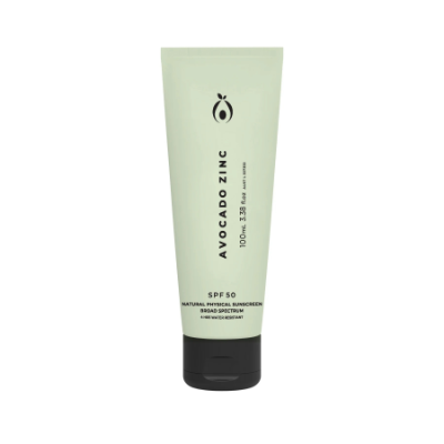 Sunscreen Physical SPF50 100ml Avocado Zinc