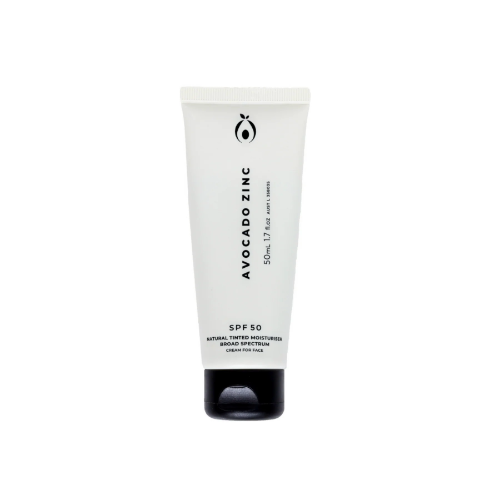 Tinted Moisturiser Natural SPF50 Medium Dark 50ml Avocado Zinc