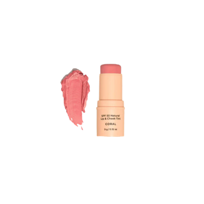 Lip & Cheek Sunscreen Coral SPF50 9g  Avocado Zinc