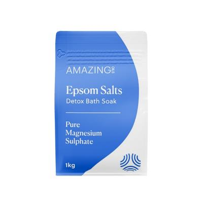 Epsom Detox Bath Salts 1kg Amazing Oils