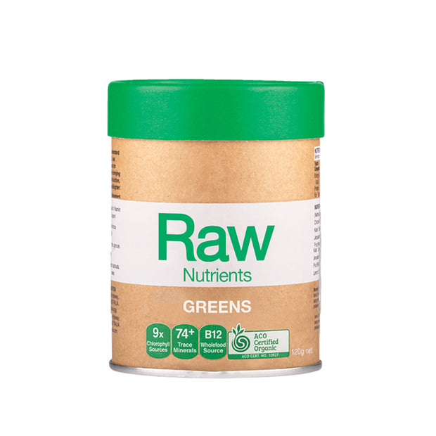 RAW Greens Nutrients Organic 120g Amazonia