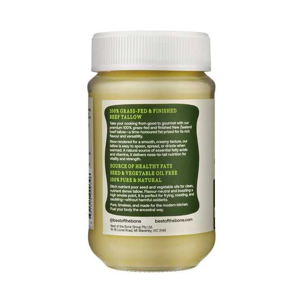 Beef Tallow Pure Grass-Fed Suet 320g Best of the Bone