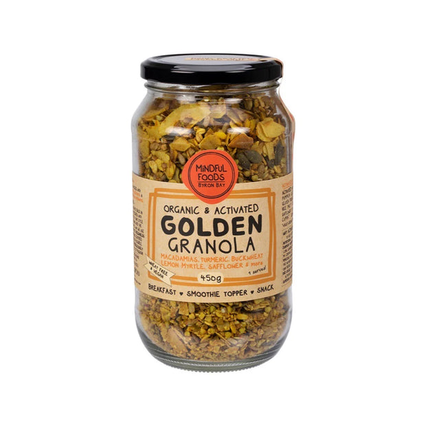 Granola Organic Golden 450g Mindful Foods