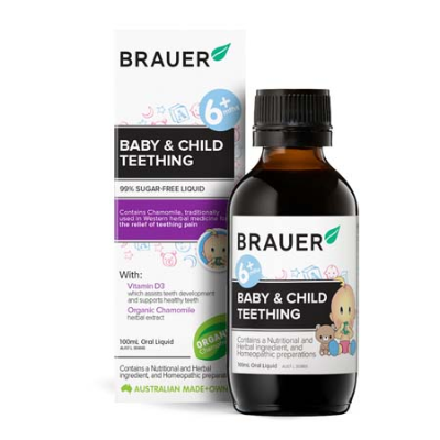 Baby & Child (6 months+) Teething Relief 100ml Brauer