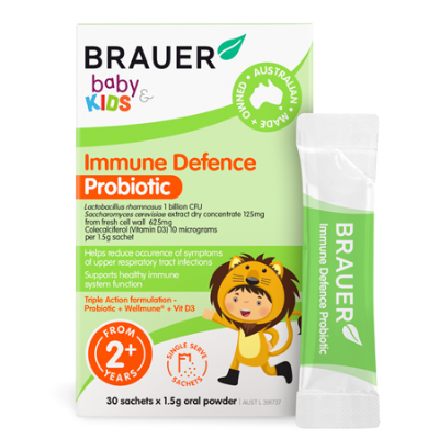 Immune Defence Probiotic For Kids 30Sch Brauer