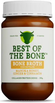 Bone Broth Manuka Honey, Ginger & Cinnamon 390g Best of the Bone