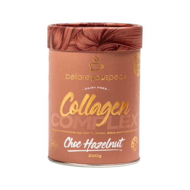 Collagen Coffee Complex Choc Hazelnut 200g Before You Speak