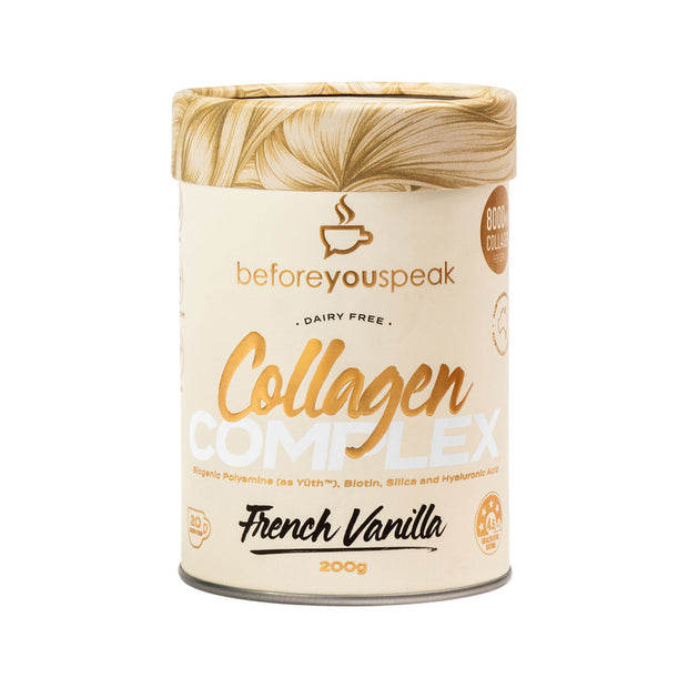 Collagen Coffee Complex French Vanilla 200g Before You Speak