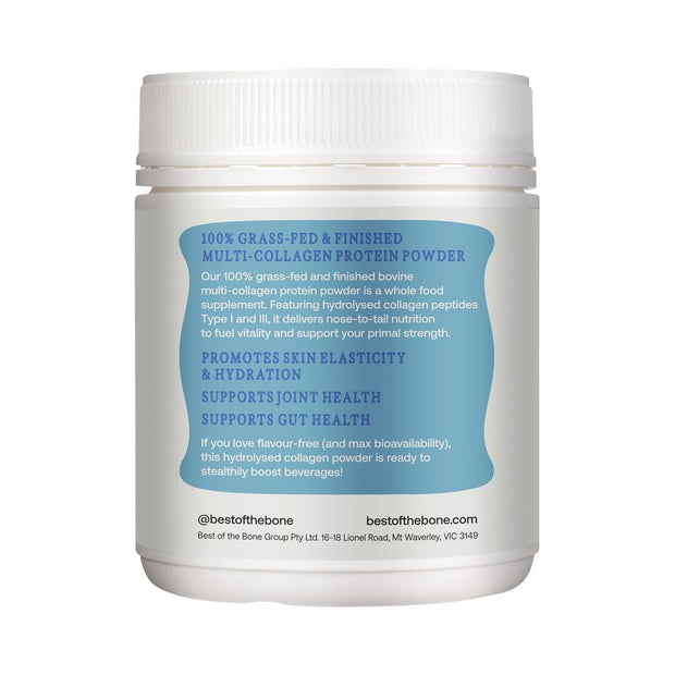 Multi-Collagen Protein Powder 210g Collagen Peptides Unflavoured 210g Best of the Bone