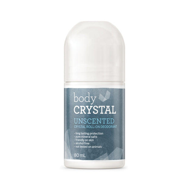 Deodorant Roll On Unscented 80ml Body Crystal