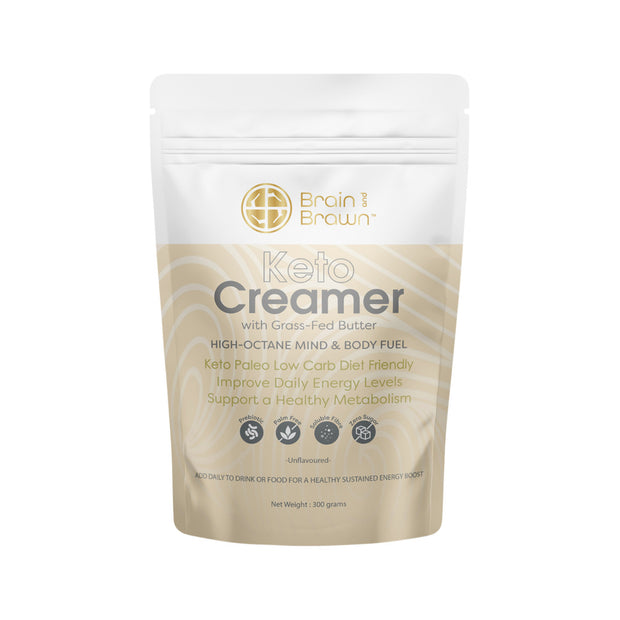 Keto Creamer (Grass Fed Butter) Unflavoured 300g Brain and Brawn