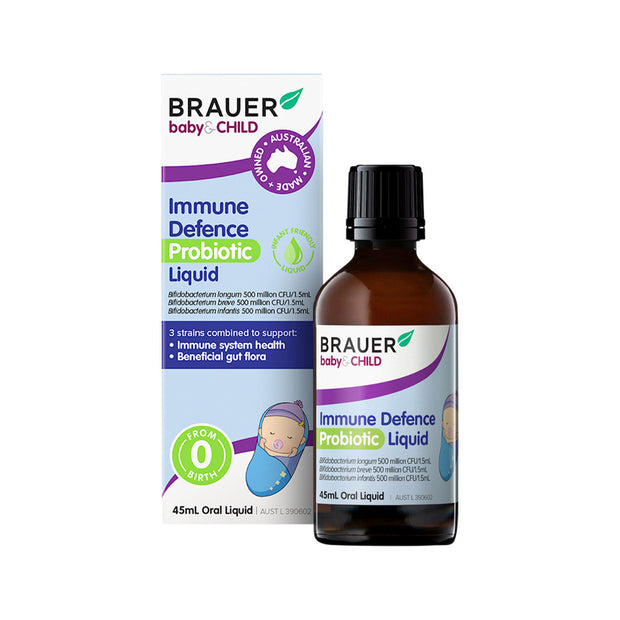 Baby & Child Immune Defence Probiotic Liquid 45ml Brauer