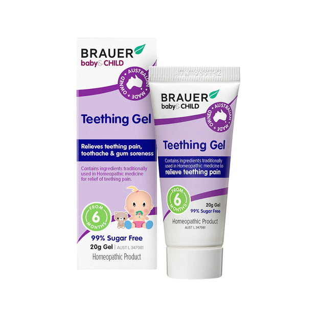 Baby & Child (6 months +) Teething Gel 20ml Brauer