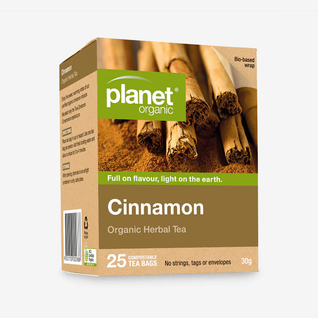 Cinnamon Organic Tea 25 Bags Planet Organic