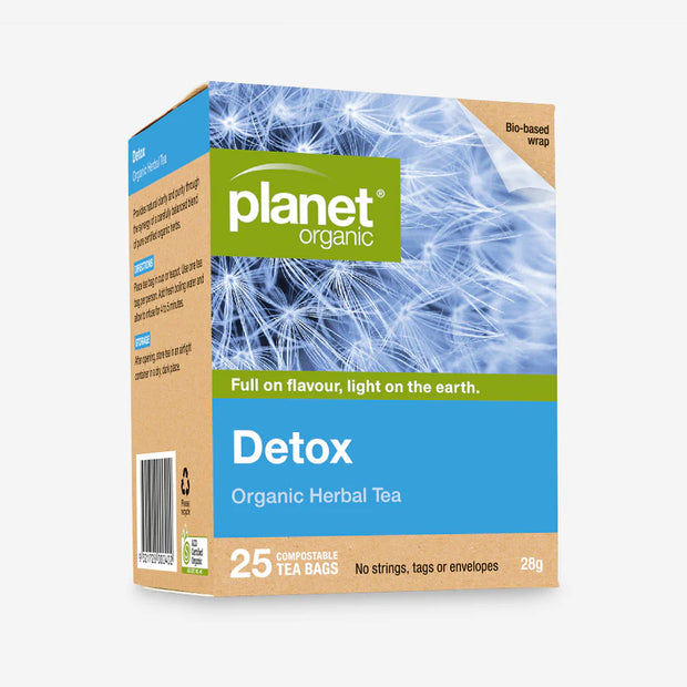 Detox Organic Tea 25 Bags Planet Organic