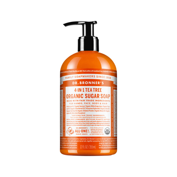 Tea Tree 4in1 Pump Castile Liquid Soap 710ml Dr Bronners