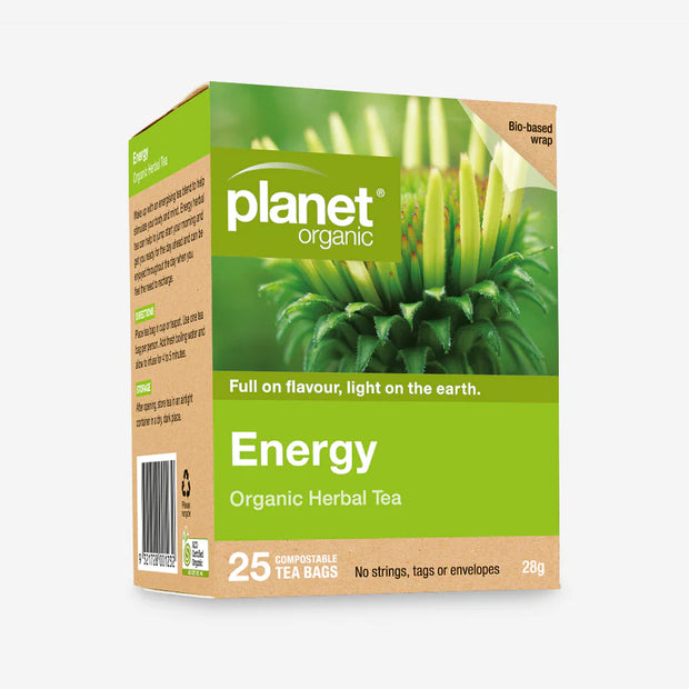 Energy Organic Tea 25 Bags Planet Organic