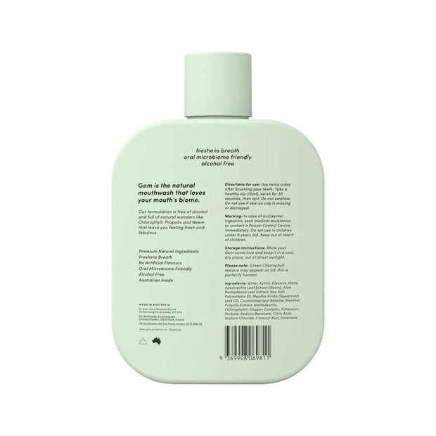 Mouthwash Crisp Mint 500ml Gem