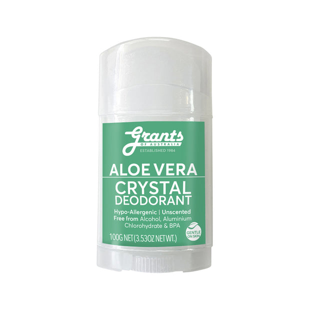Crystal Deodorant Stick Aloe Vera 100g Grants