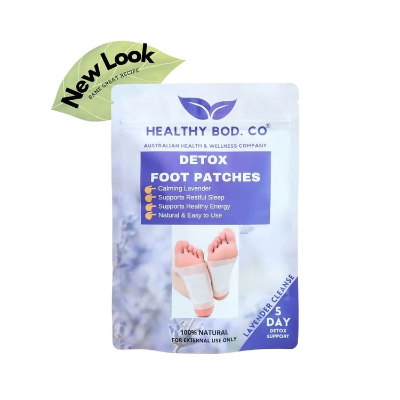 Detox Foot Patches Lavender 5 Pairs Healthy Bod Co