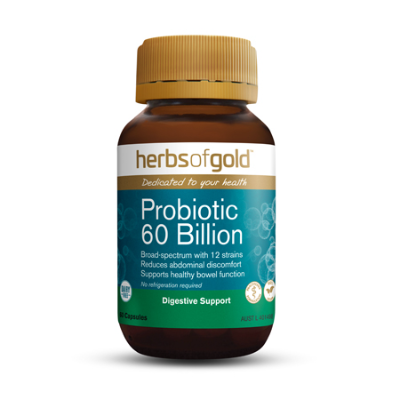 Probiotic 60 Billion 60C Herbs of Gold