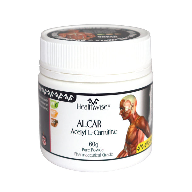 Alcar Acetyl L-Carnitine 60g Healthwise