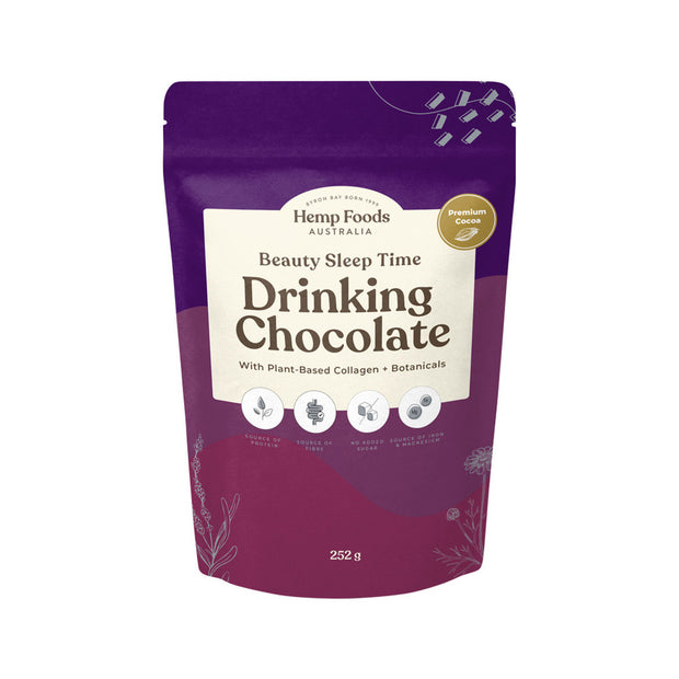 Drinking Chocolate Beauty Sleep Time 112g Hemp Foods Aust