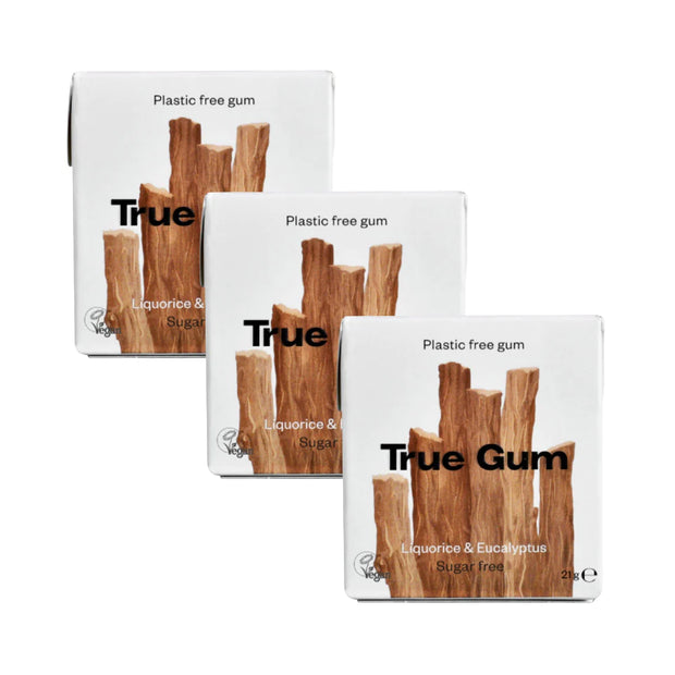 Gum Liquorice & Eucalyptus 21g True Gum