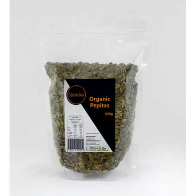 Pumpkin Seeds Organic 500g Kamko