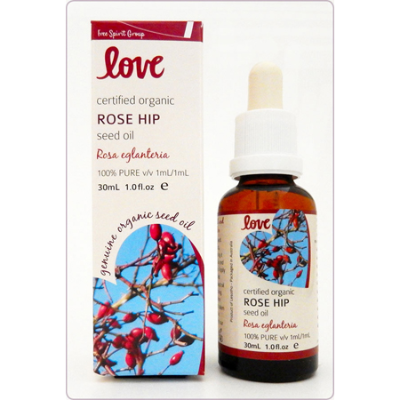 Rose Hip Seed Oil Pure Organic 30ml Byron Bay Love Oils