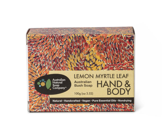 Soap Hand & Body Australian Bush Lemon Myrtle 100g Australian Natural Soap Company