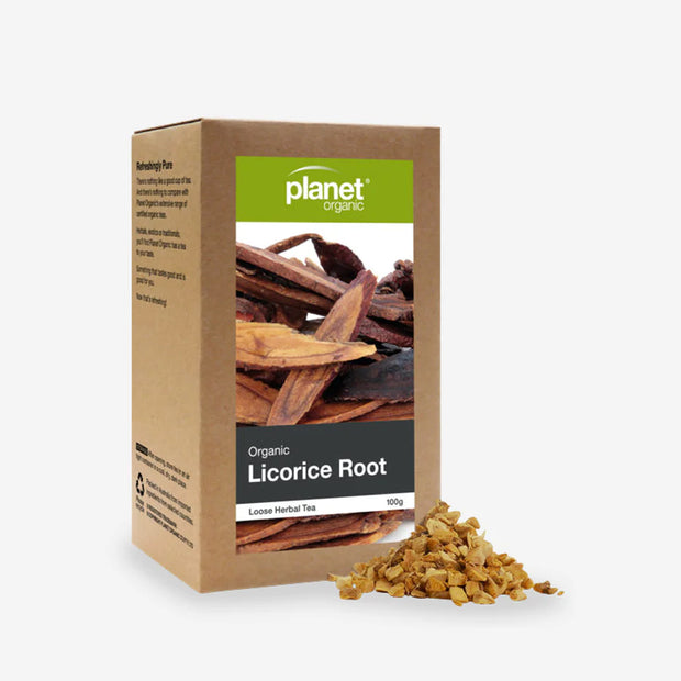 Licorice Root Organic Loose Leaf Tea 100g Planet Organic
