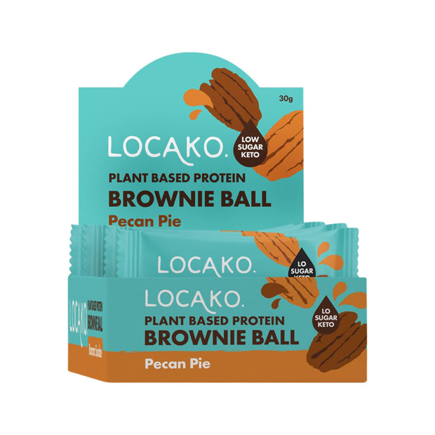 Brownie Ball Plant Based Protein Pecan Pie 380g Locako