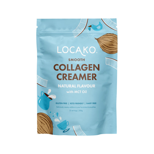 Collagen Creamer Smooth Natural 300g Locako