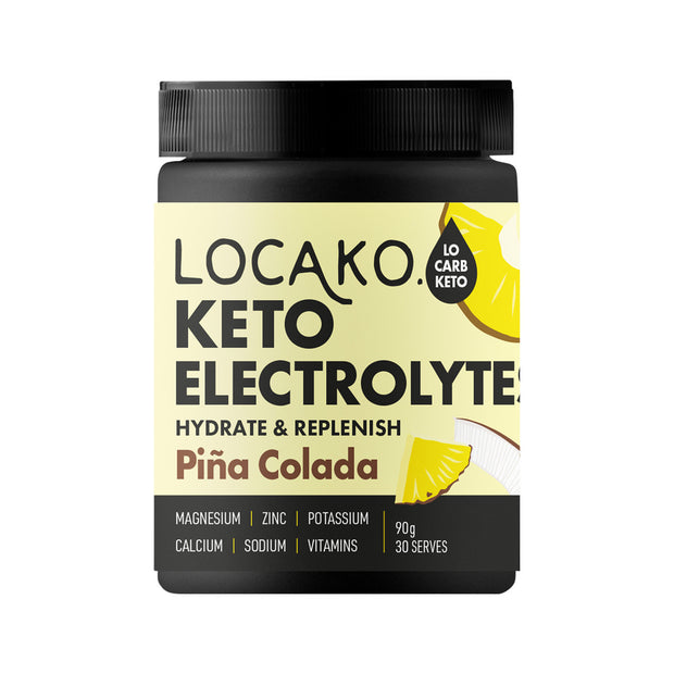 Keto Electrolyte Hydrate and Replenish Pina Colada 90g Locako