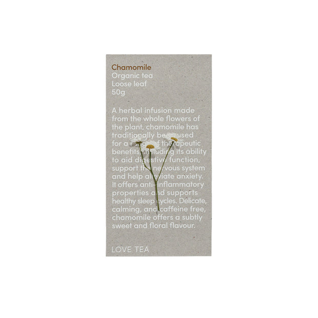 Chamomile Organic Loose Leaf Tea 50g Love Tea