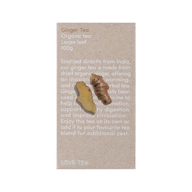 Ginger Organic Loose Leaf Tea 100g Love Tea
