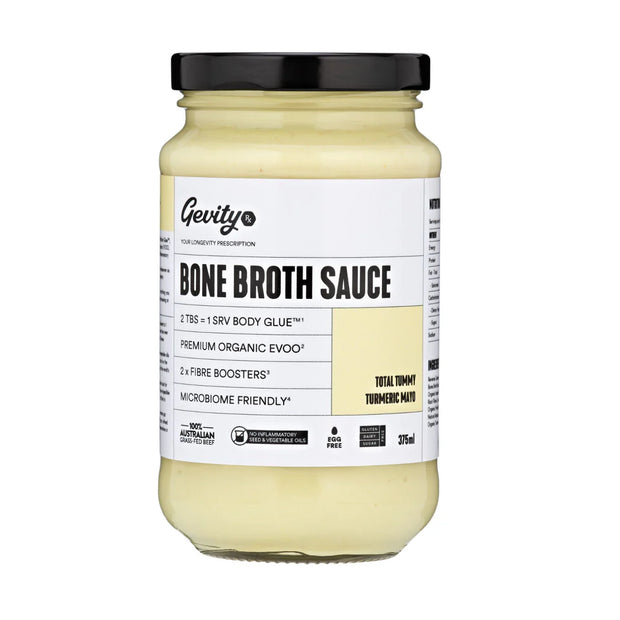 Bone Broth Sauce Turmeric Mayo 375ml Gevity