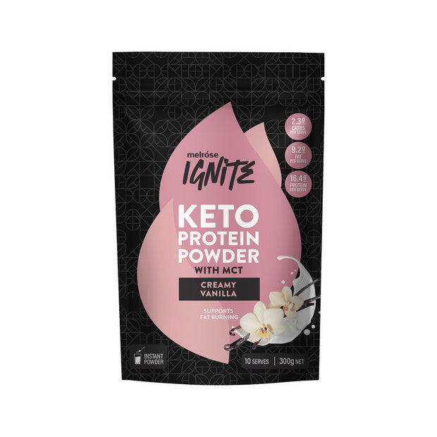 Keto Protein Powder Vanilla 300g Melrose