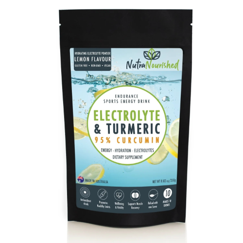 Electrolyte Powder Organic Curcumin 250g Nutra Nourished