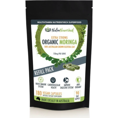 Moringa Leaf Refill Bag 180C Nutra Nourished