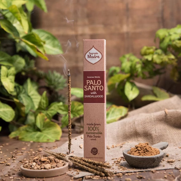 Natural Incense Palo and Sandalwood Santo 8 Pieces