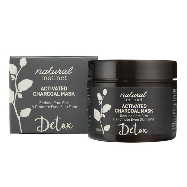 Mask Activated Charcoal 70ml Natural Instinct