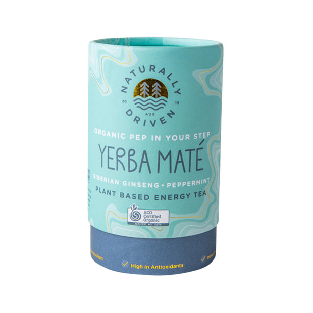 Yerba Mate Siberian Ginseng and Peppermint 60g Naturally Driven
