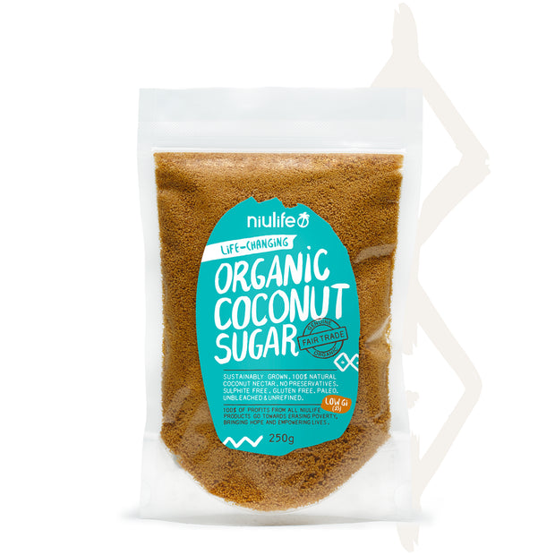 Coconut Sugar Organic 250g Niulife